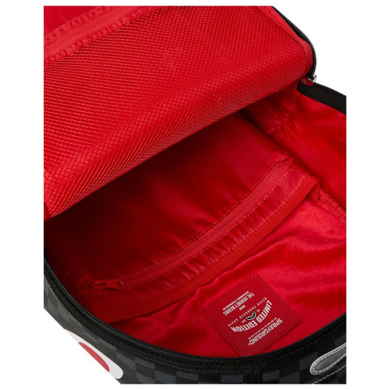 Sprayground Τσάντα πλάτης Silver Side Drip Black Check Dlxsv Backpack